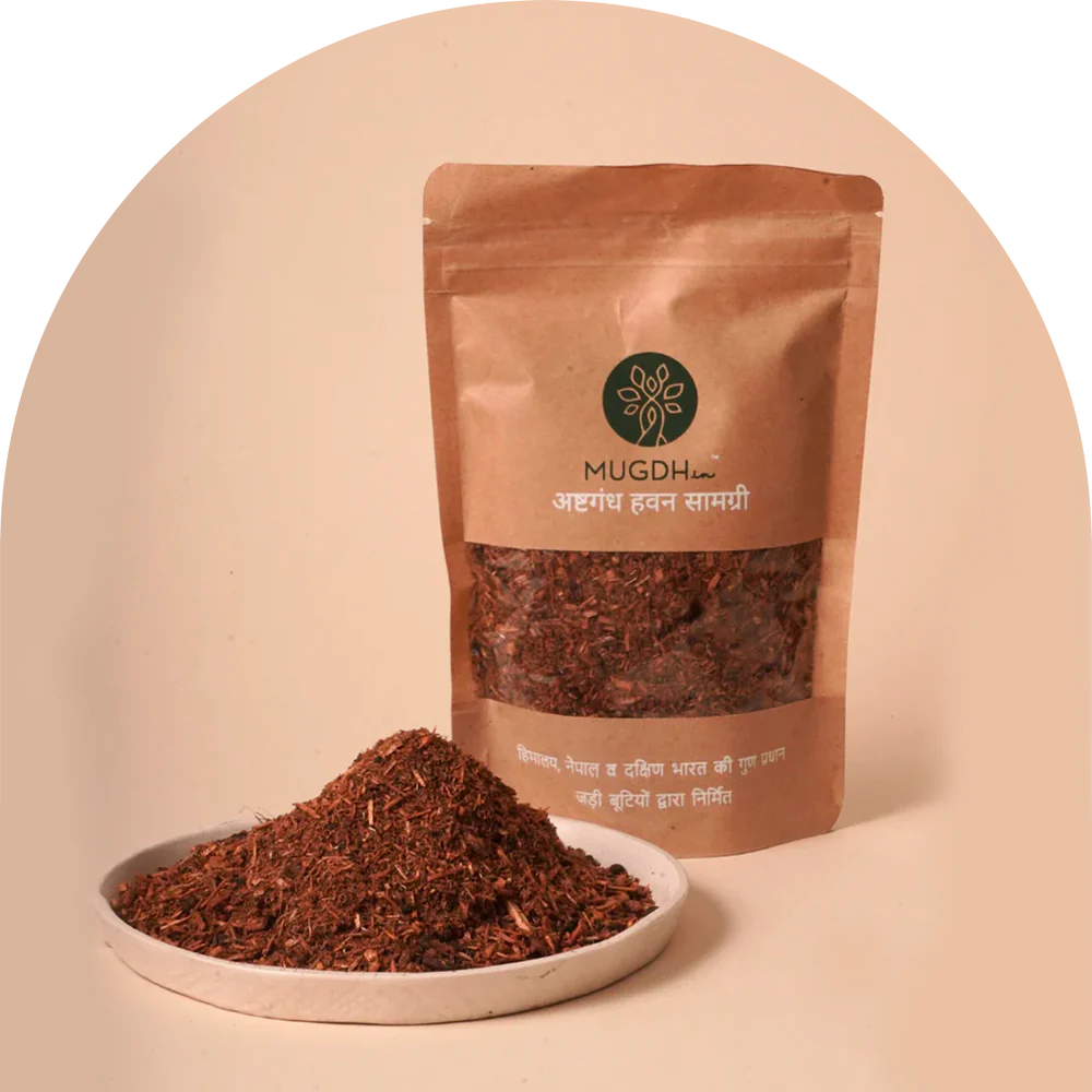 Mugdh Ashtagandha Hawan Samagri - Zero Chemical, 100% Natural Ingredients