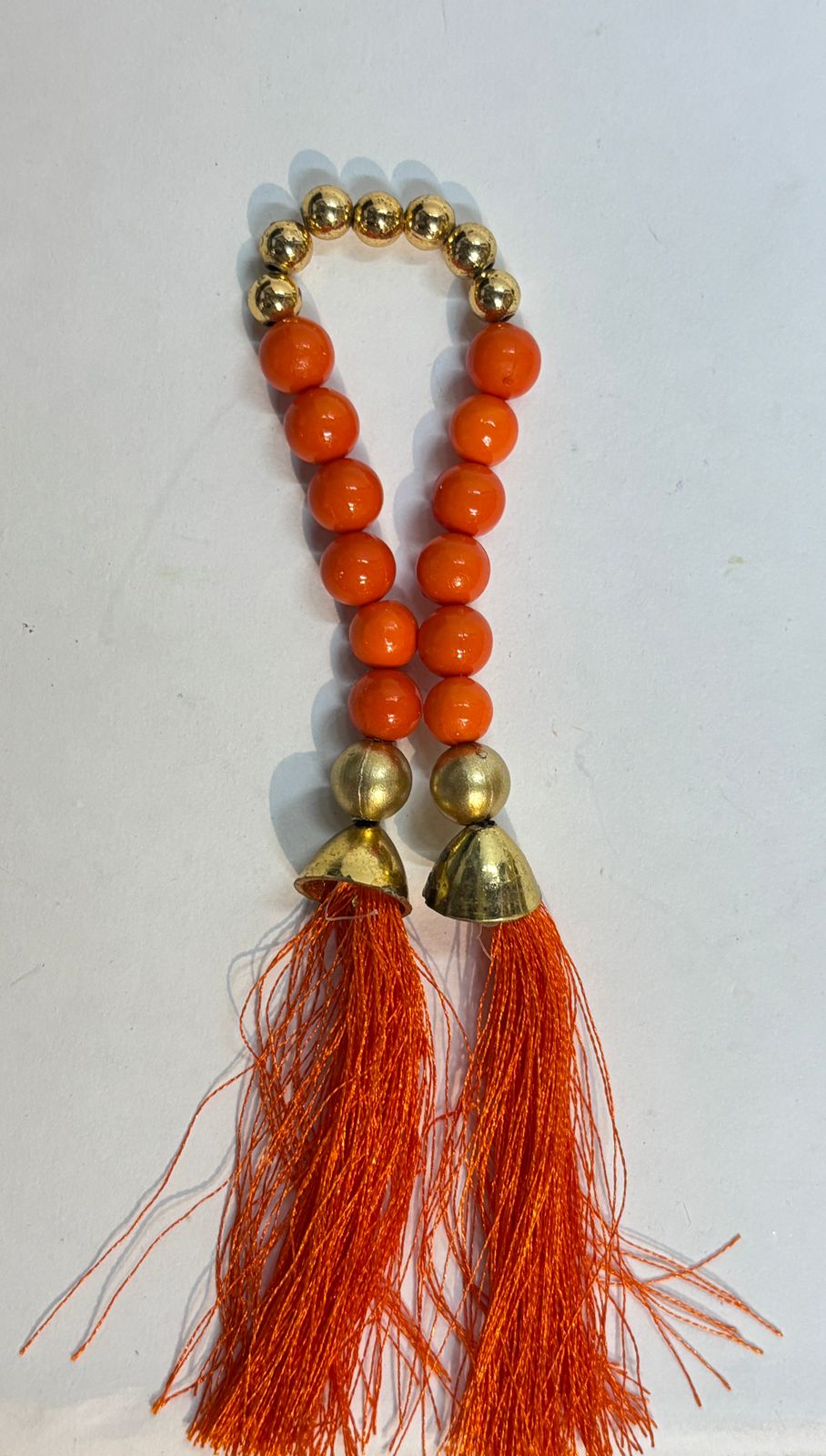 Kri-Radhey Orange handwork dress