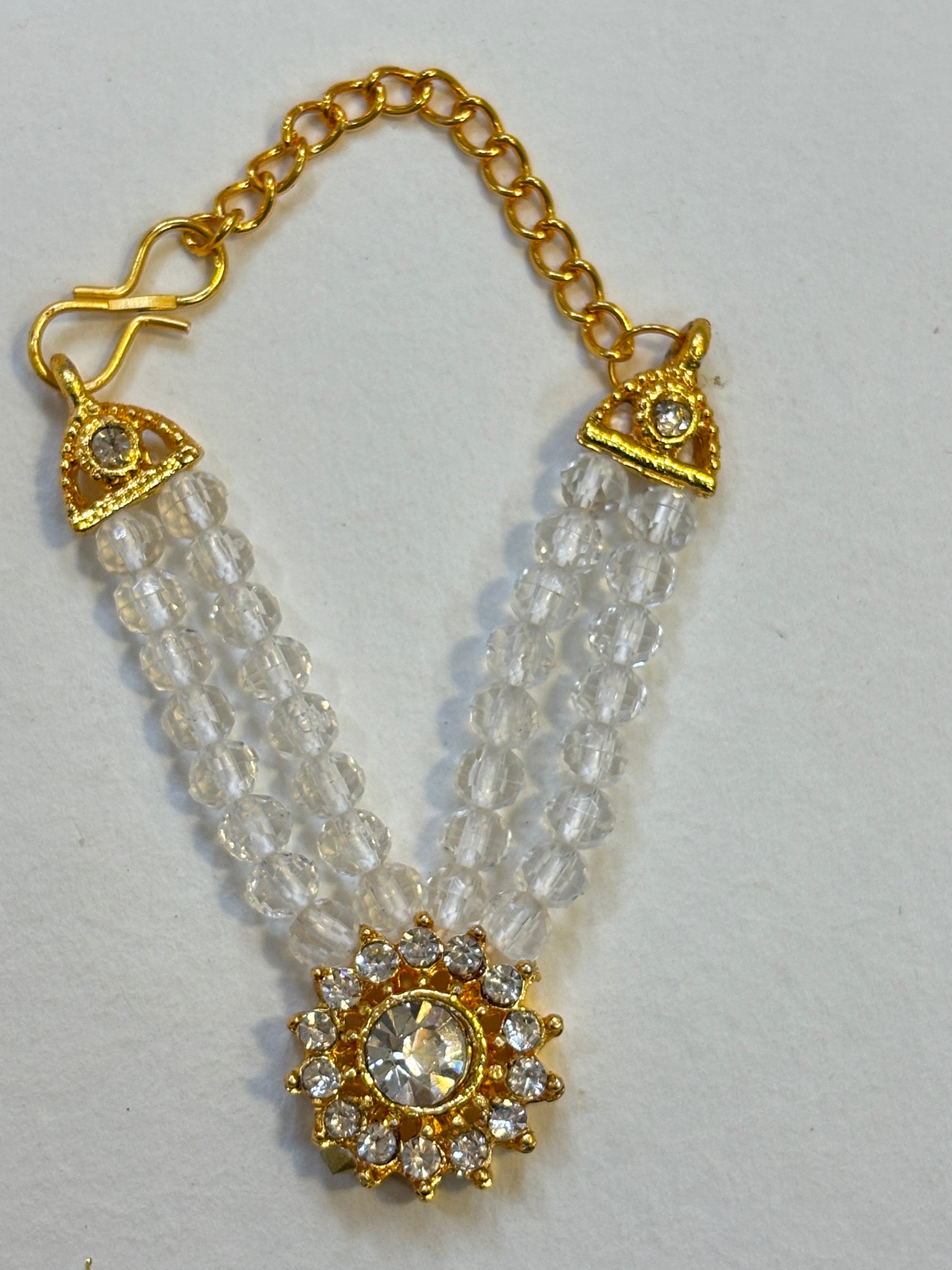 Kri-Radhey Gold designer floral mala