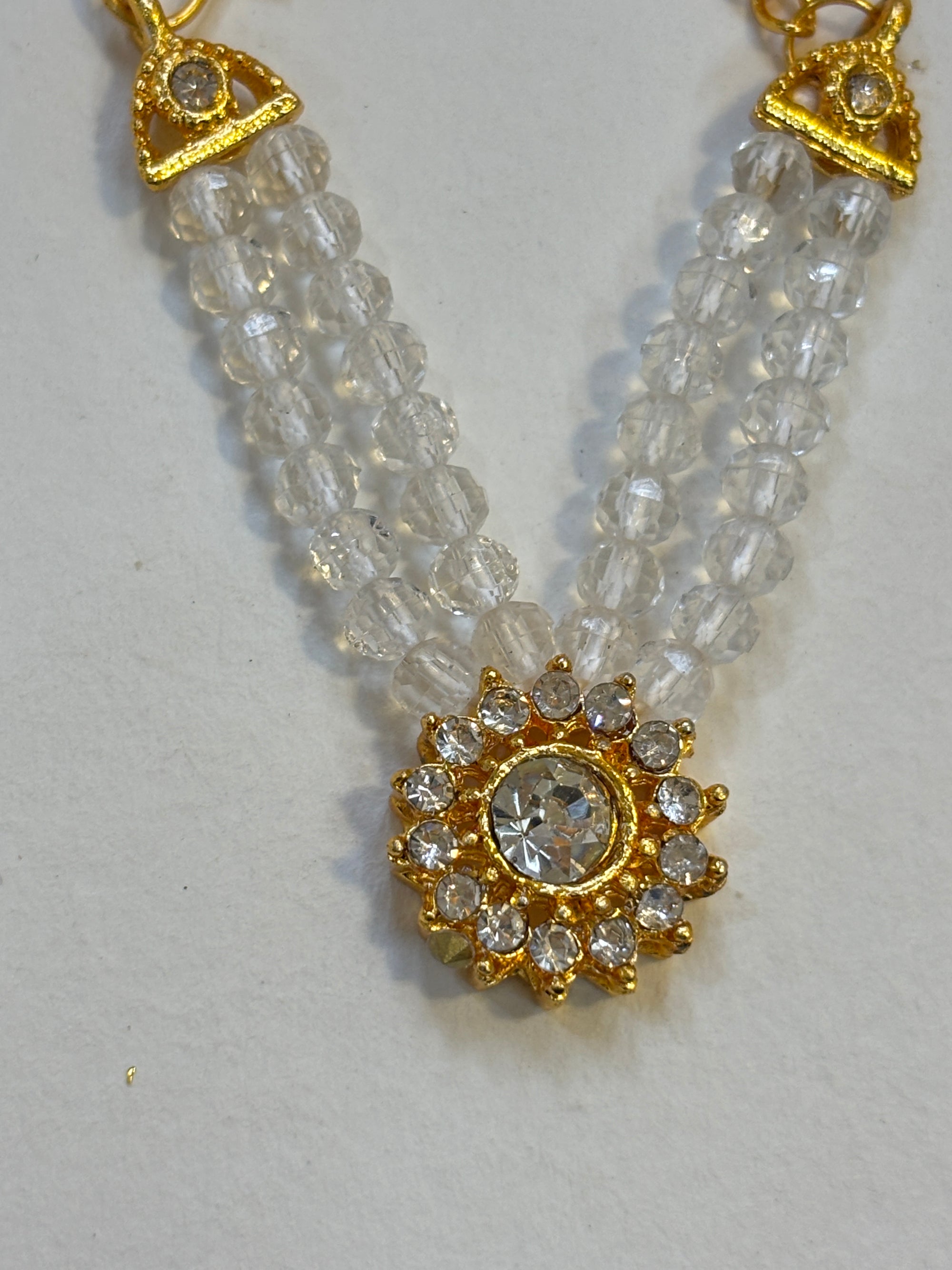 Kri-Radhey Gold designer floral mala