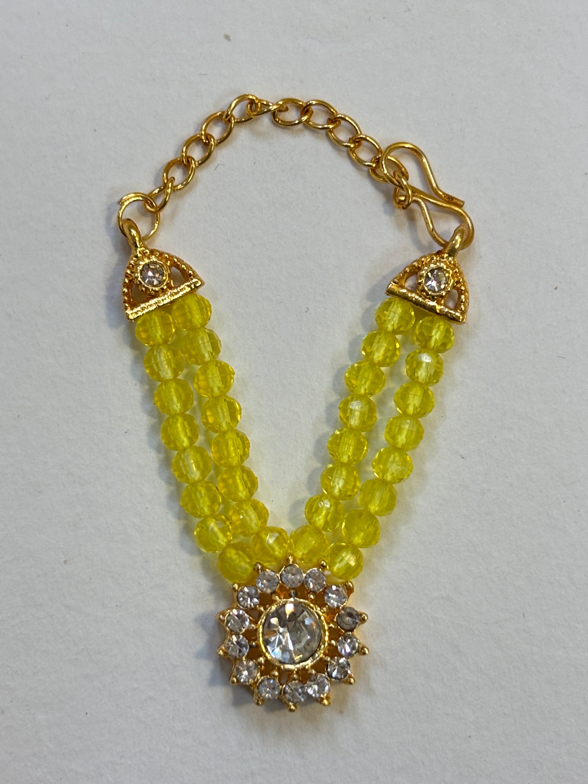 Kri-Radhey Gold designer floral mala