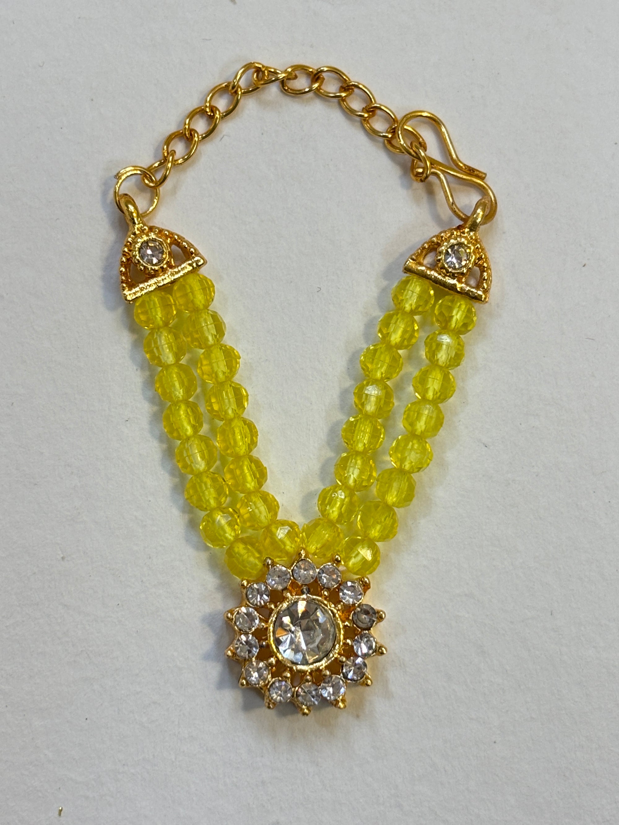 Kri-Radhey Gold designer floral mala