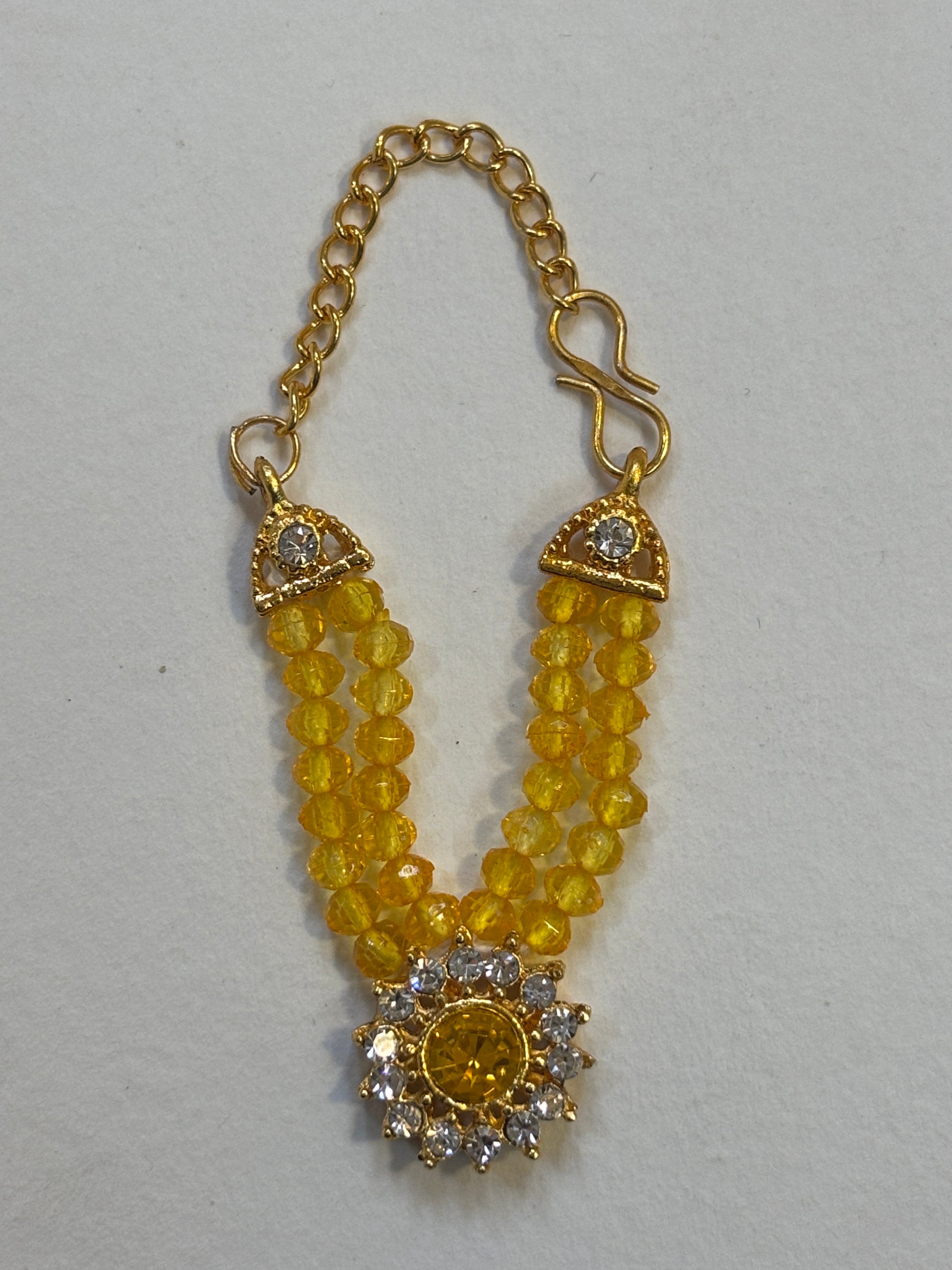 Kri-Radhey Gold designer floral mala
