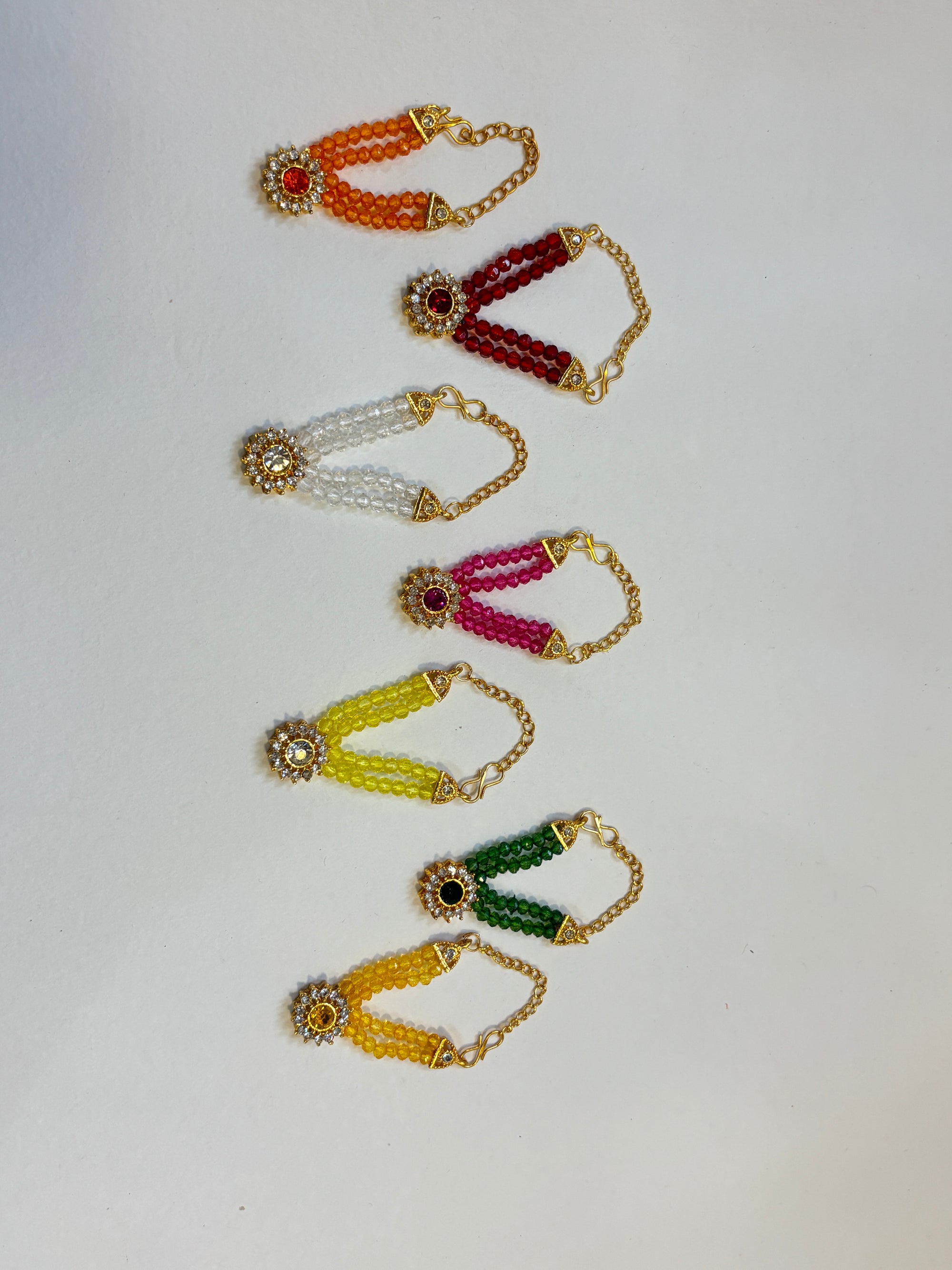 Kri-Radhey Gold designer floral mala