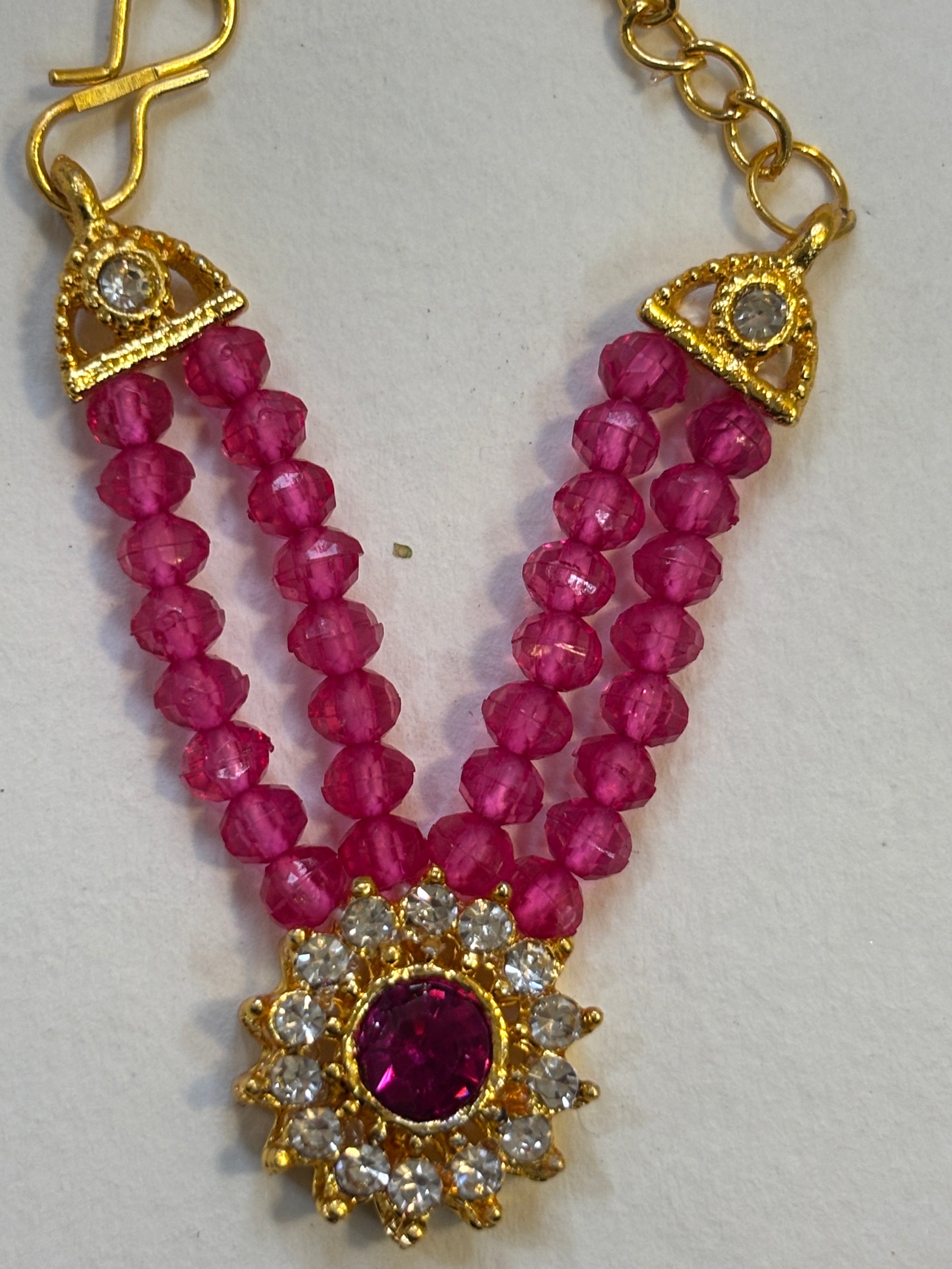 Kri-Radhey Gold designer floral mala