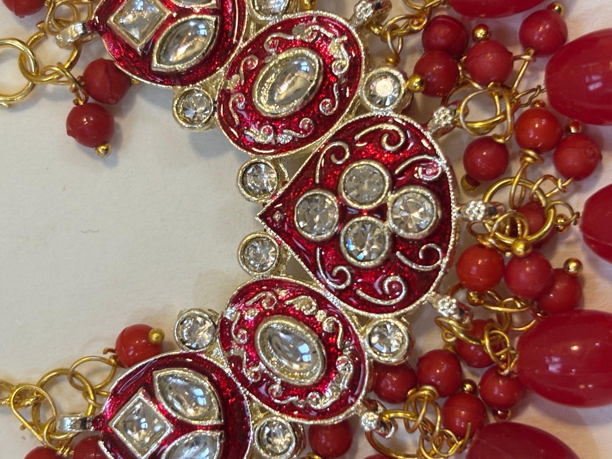 Kri-Radhey Ruby royale deity mala