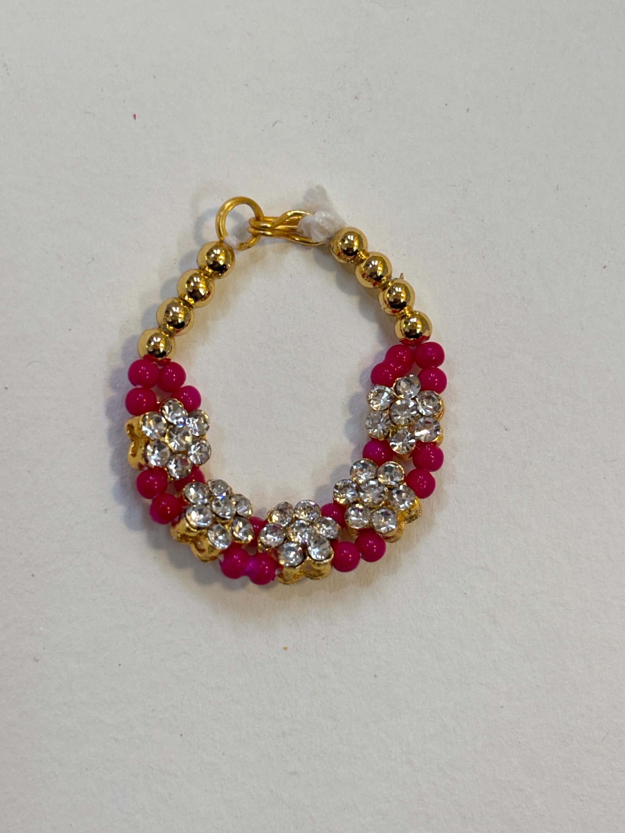 Kri-Radhey Floral ruby bliss diety mala
