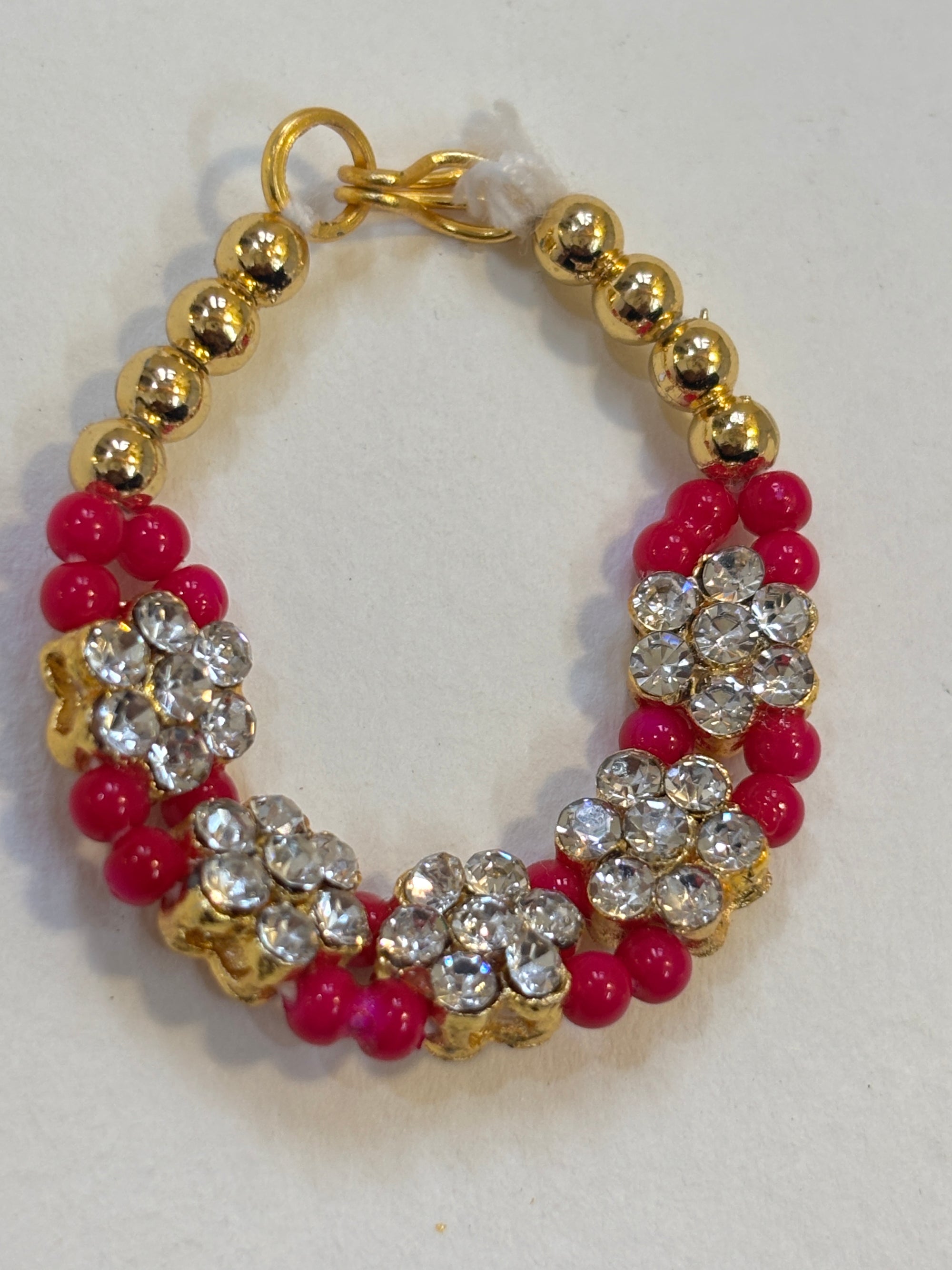 Kri-Radhey Floral ruby bliss diety mala