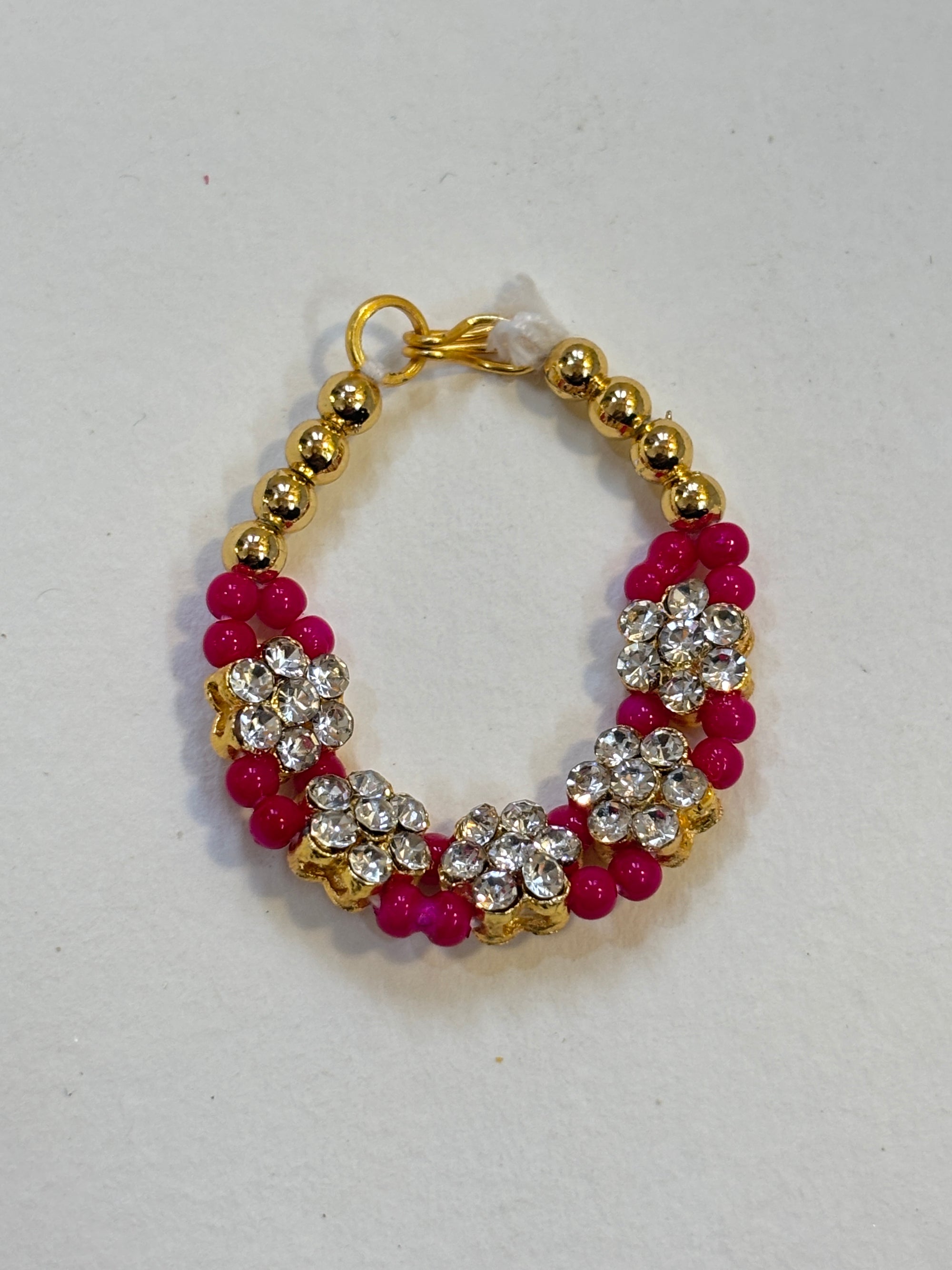 Kri-Radhey Floral ruby bliss diety mala