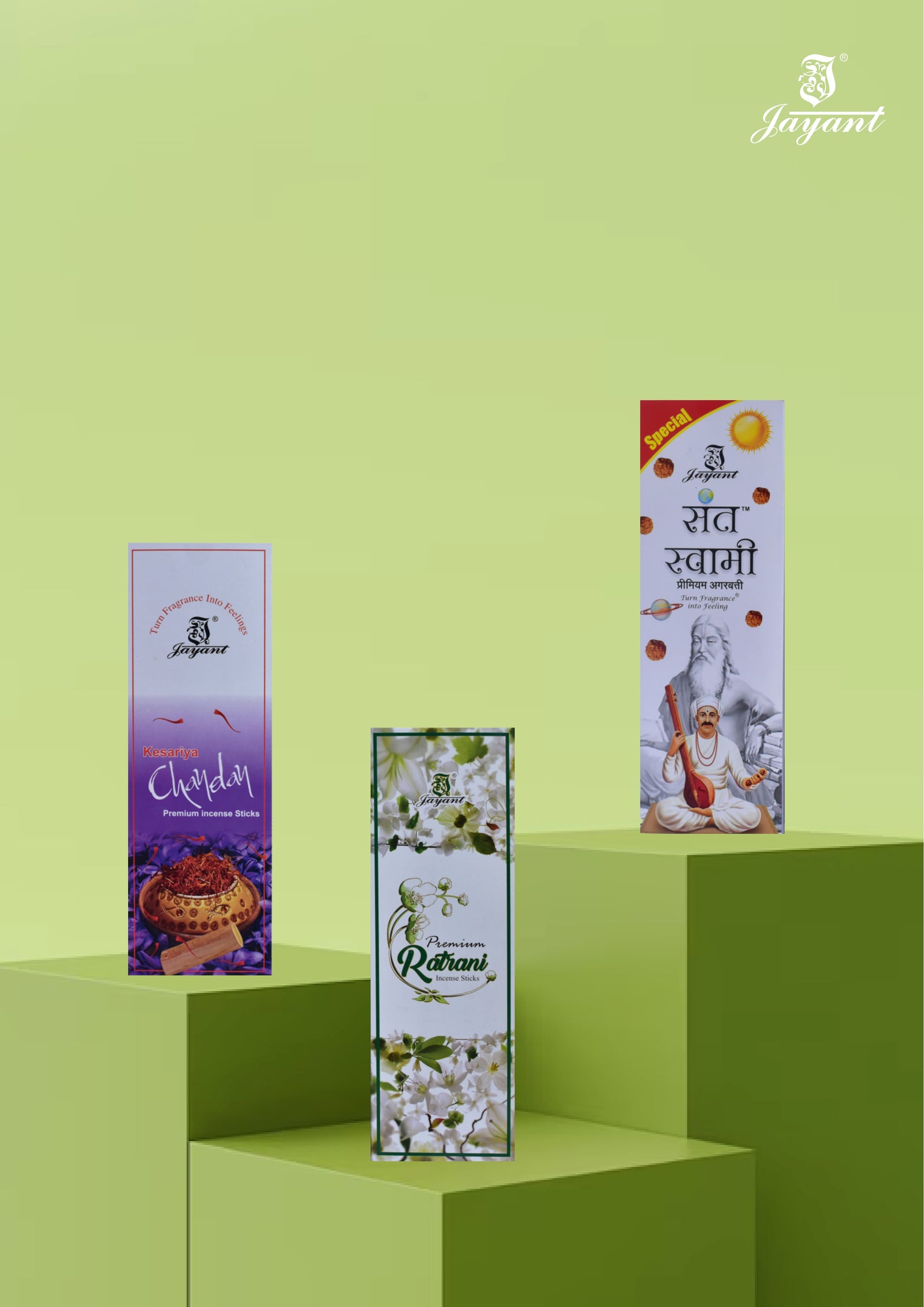 Jayant's Premium Incense Collection 80 g Per Dz