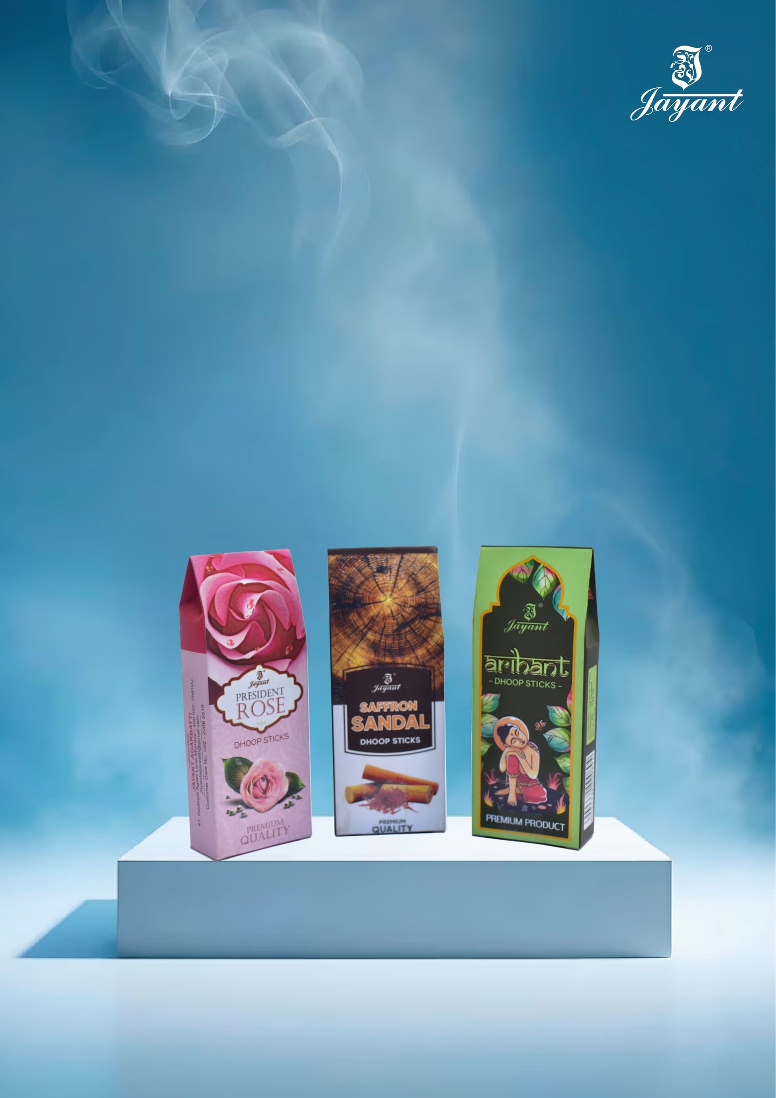 Jayant Aromatics Floral & Sacred Dhoop Collection