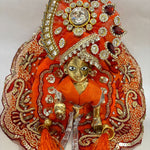 Kri-Radhey Orange handwork dress