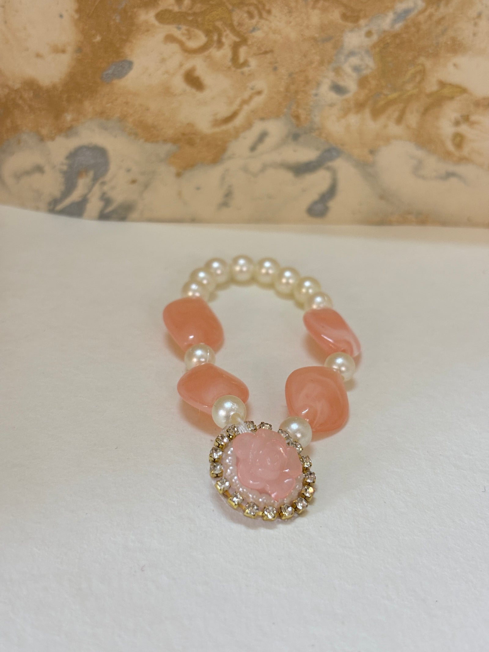 Kri-Radhey Peach Elegance Devotional Mala
