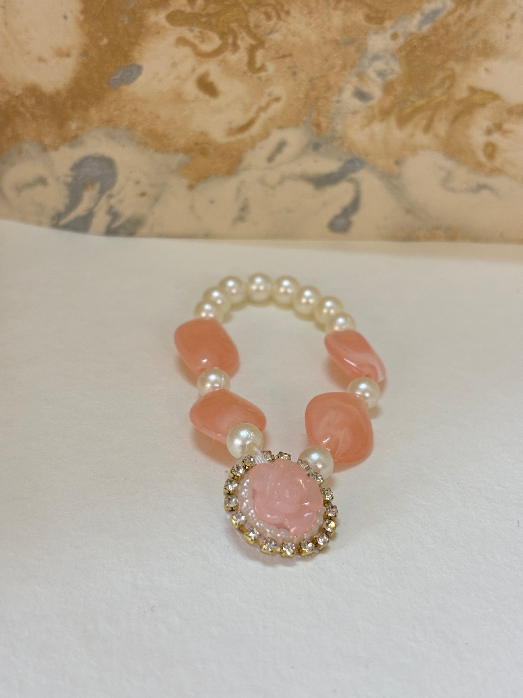 Kri-Radhey Peach Elegance Devotional Mala