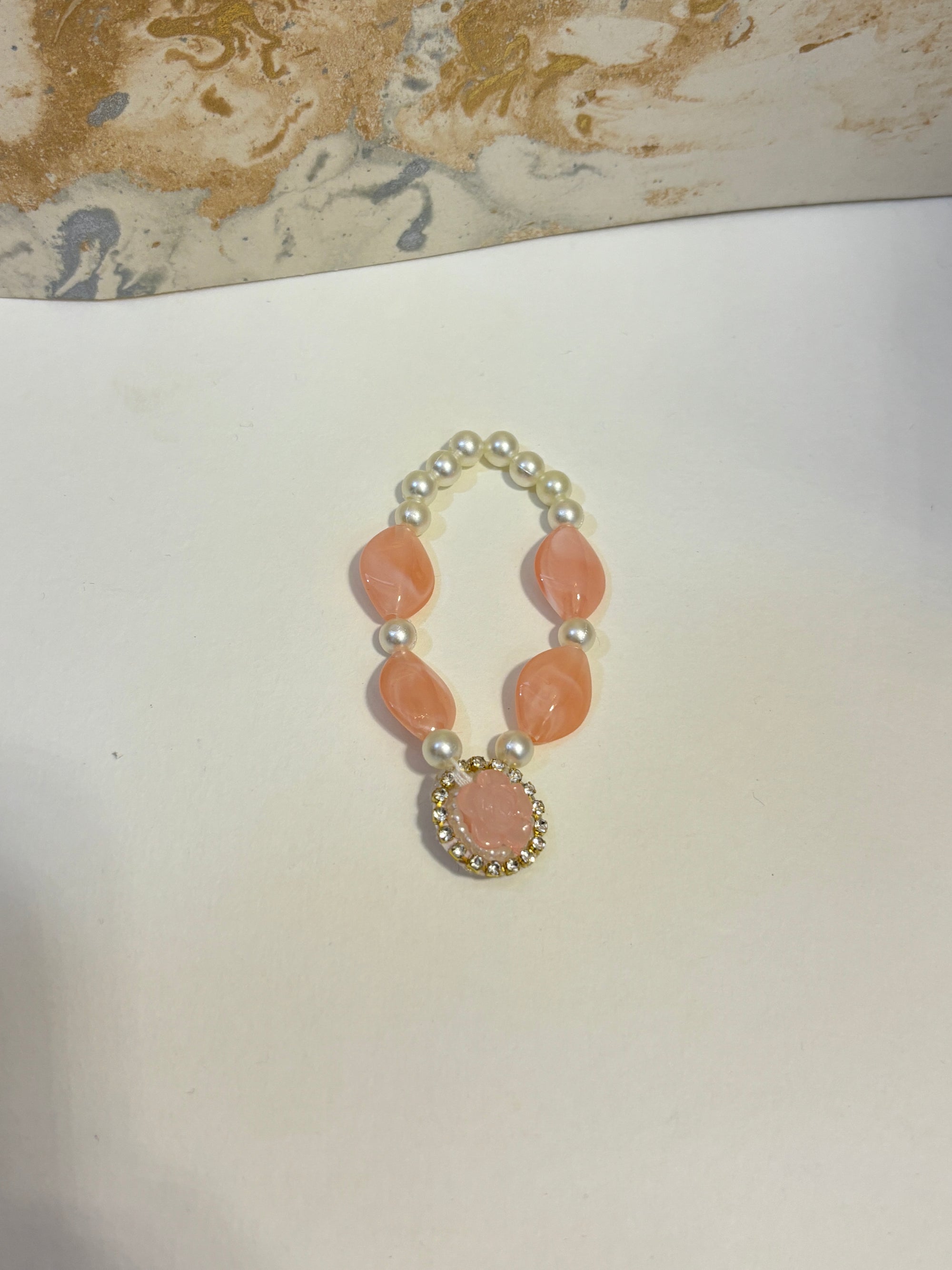 Kri-Radhey Peach Elegance Devotional Mala
