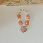 Kri-Radhey Peach Elegance Devotional Mala