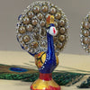Kri-Radhey Kundan work metal peacock