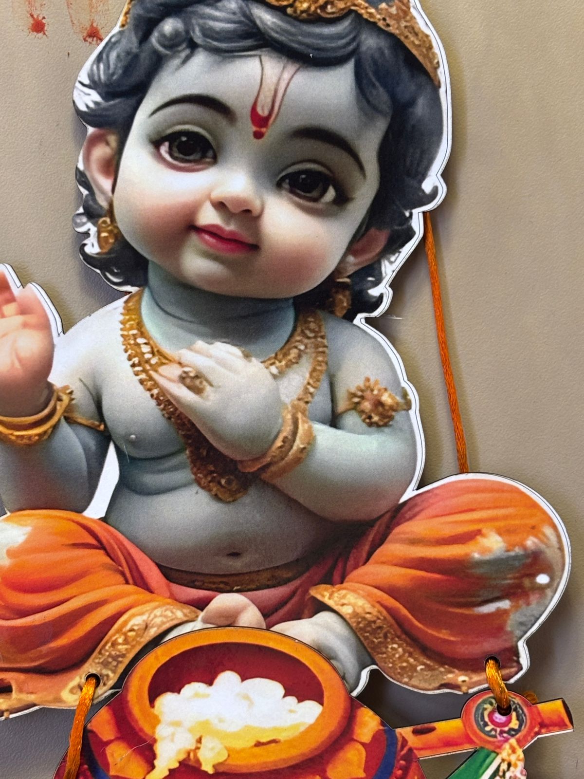 Kri-Radhey Baby kanha hanging