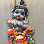 Kri-Radhey Baby kanha hanging