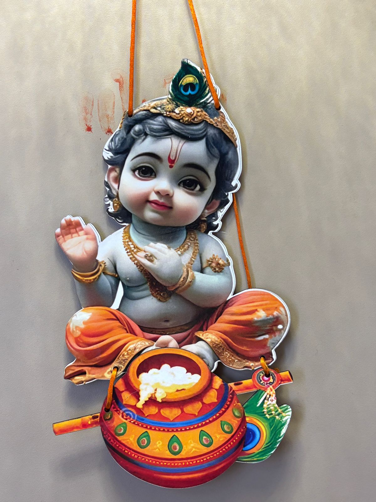 Kri-Radhey Baby kanha hanging