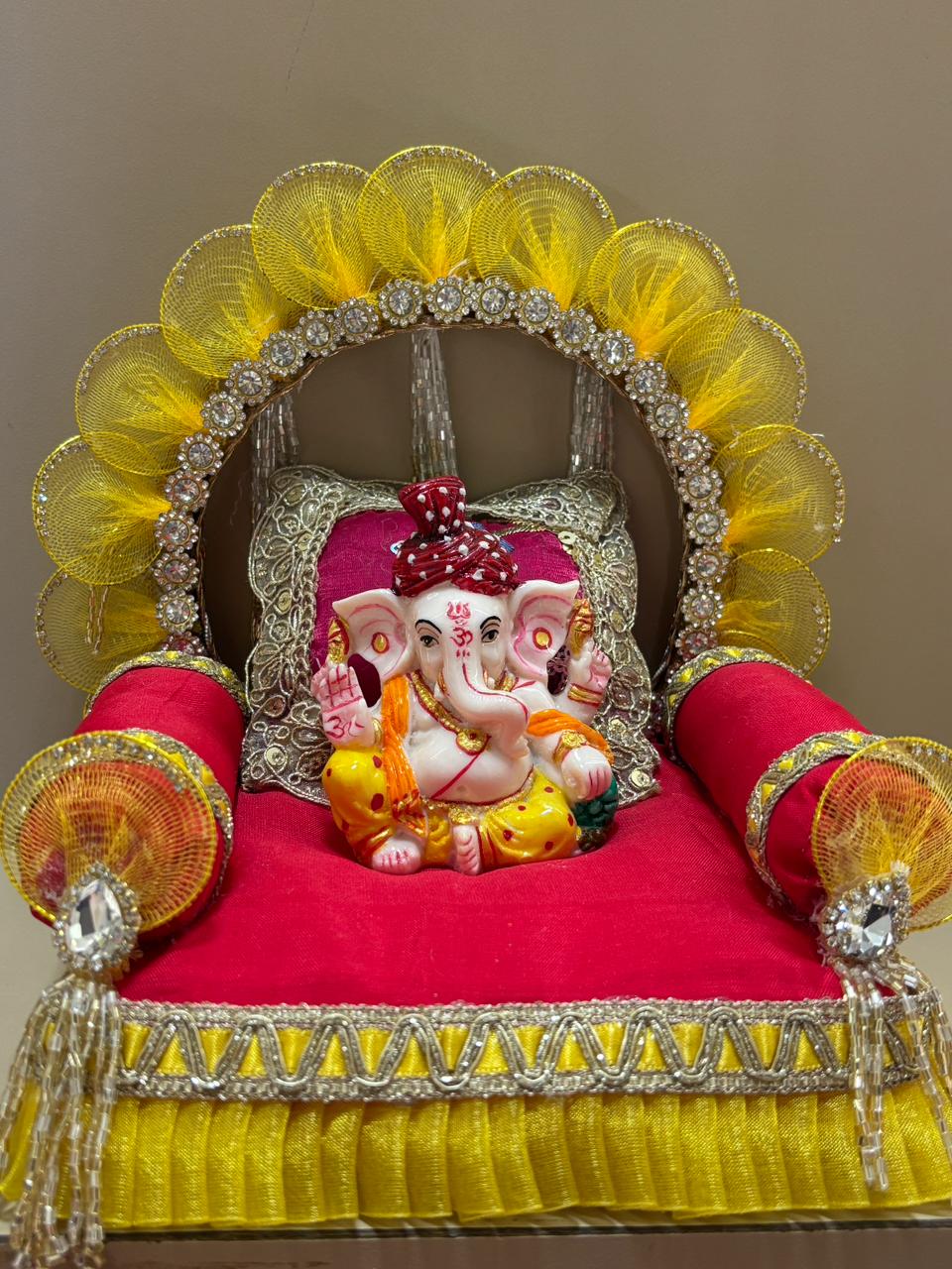 Kri-Radhey Dust marble ganesha idol
