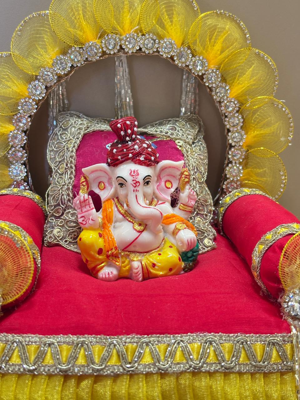 Kri-Radhey Dust marble ganesha idol