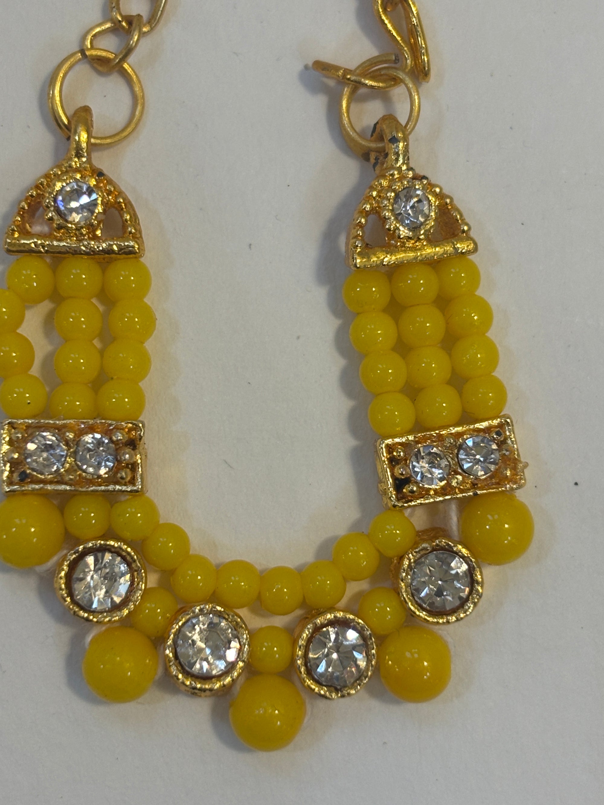 Kri-Radhey Triple row bead mala