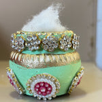 Kri-Radhey Soil decorated matki ( small )