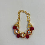 Kri-Radhey Circular Gem Red Mala