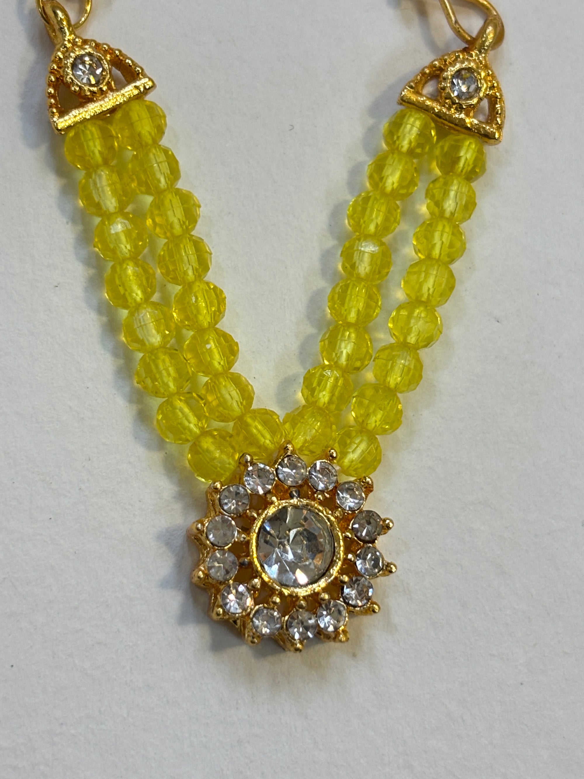 Kri-Radhey Gold designer floral mala
