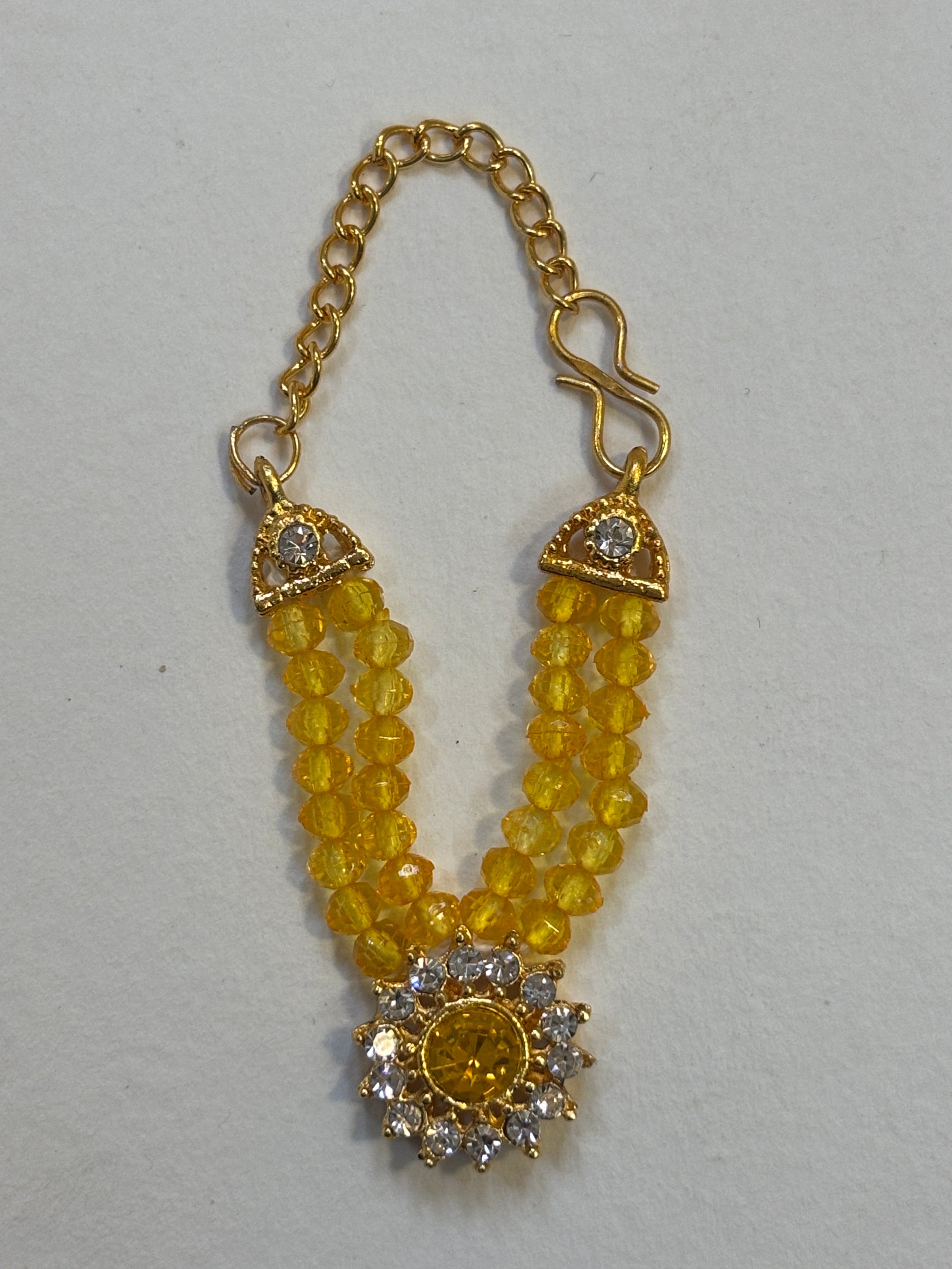 Kri-Radhey Gold designer floral mala