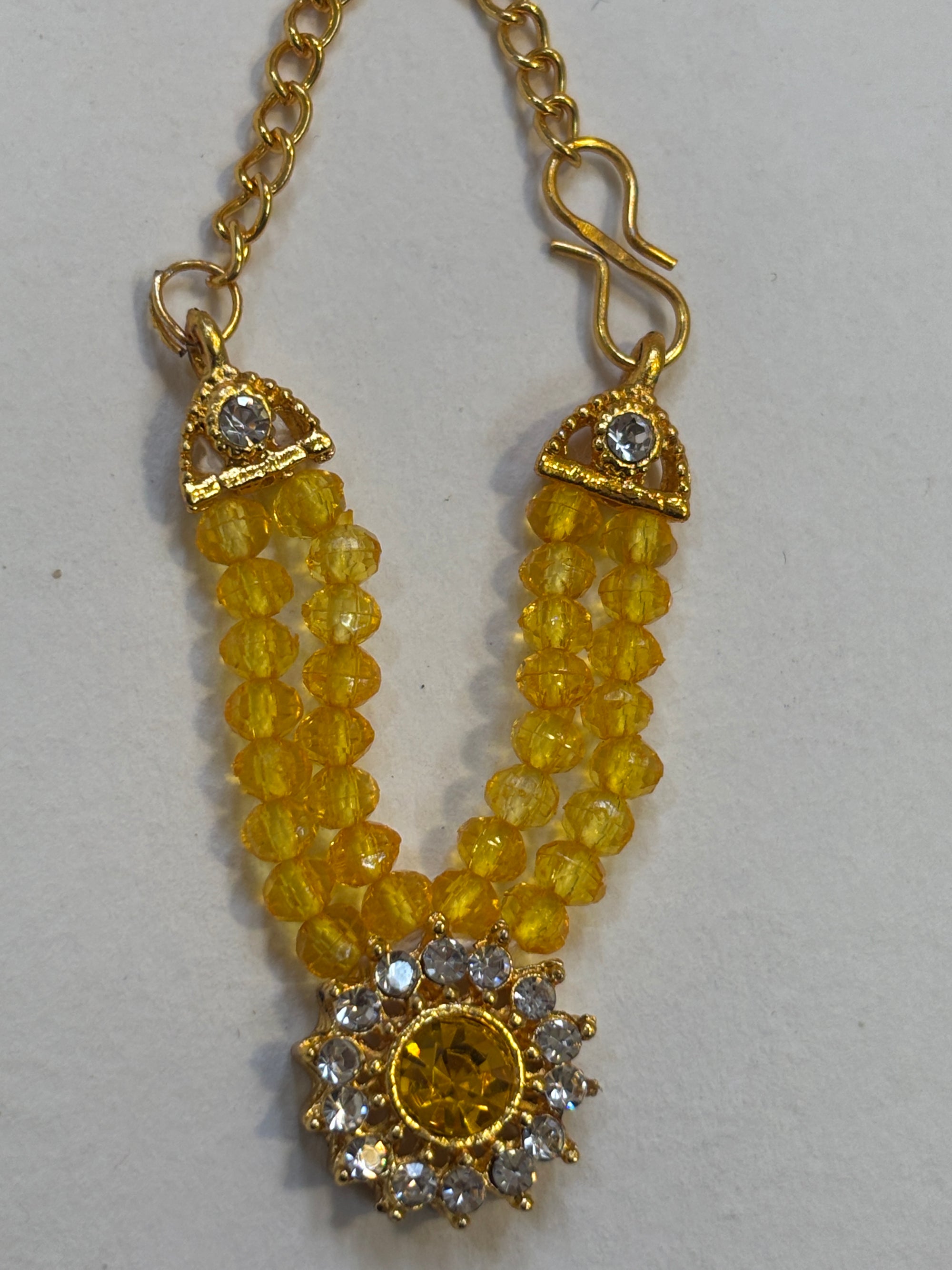 Kri-Radhey Gold designer floral mala