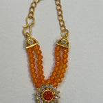 Kri-Radhey Gold designer floral mala
