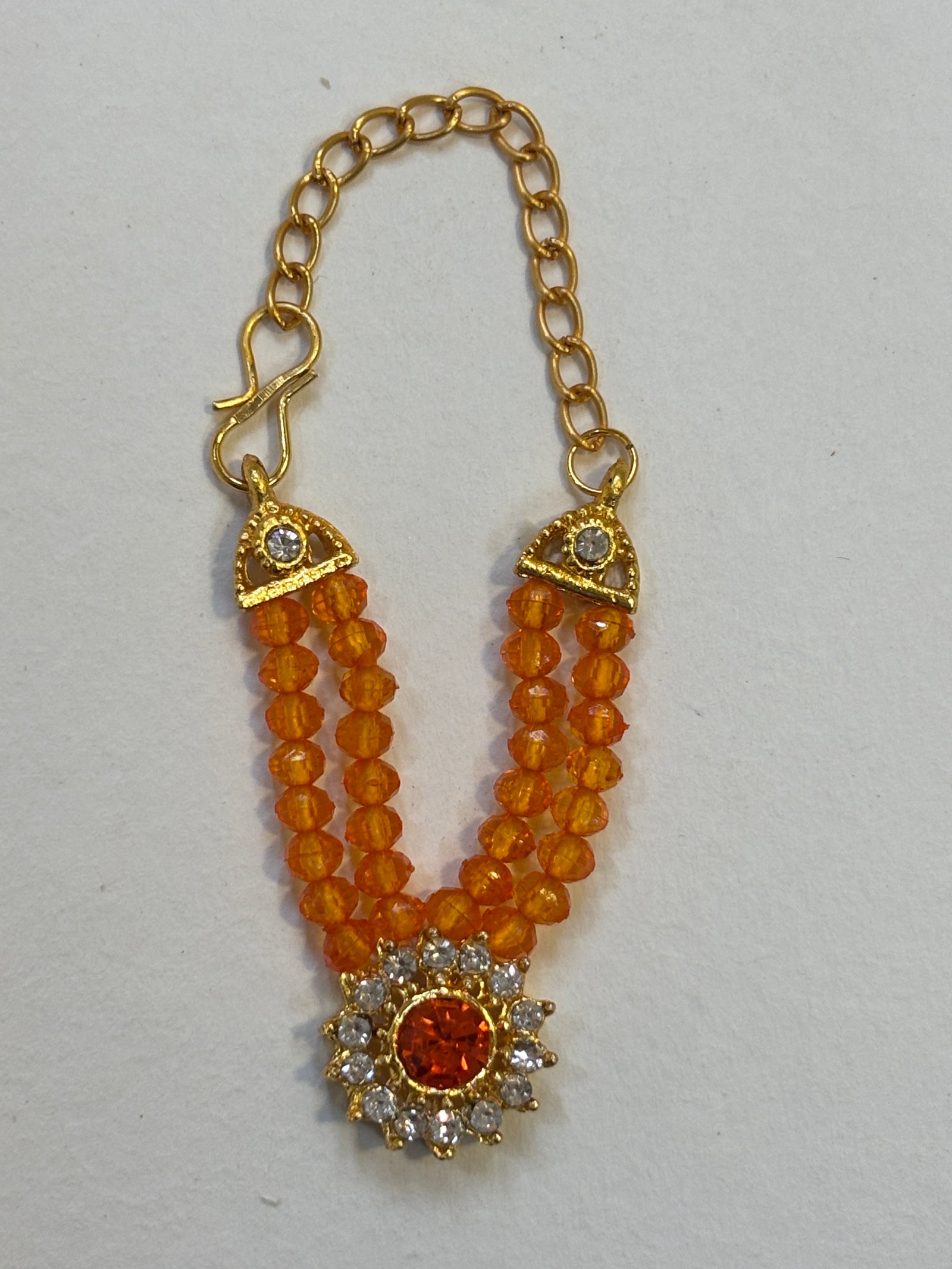 Kri-Radhey Gold designer floral mala