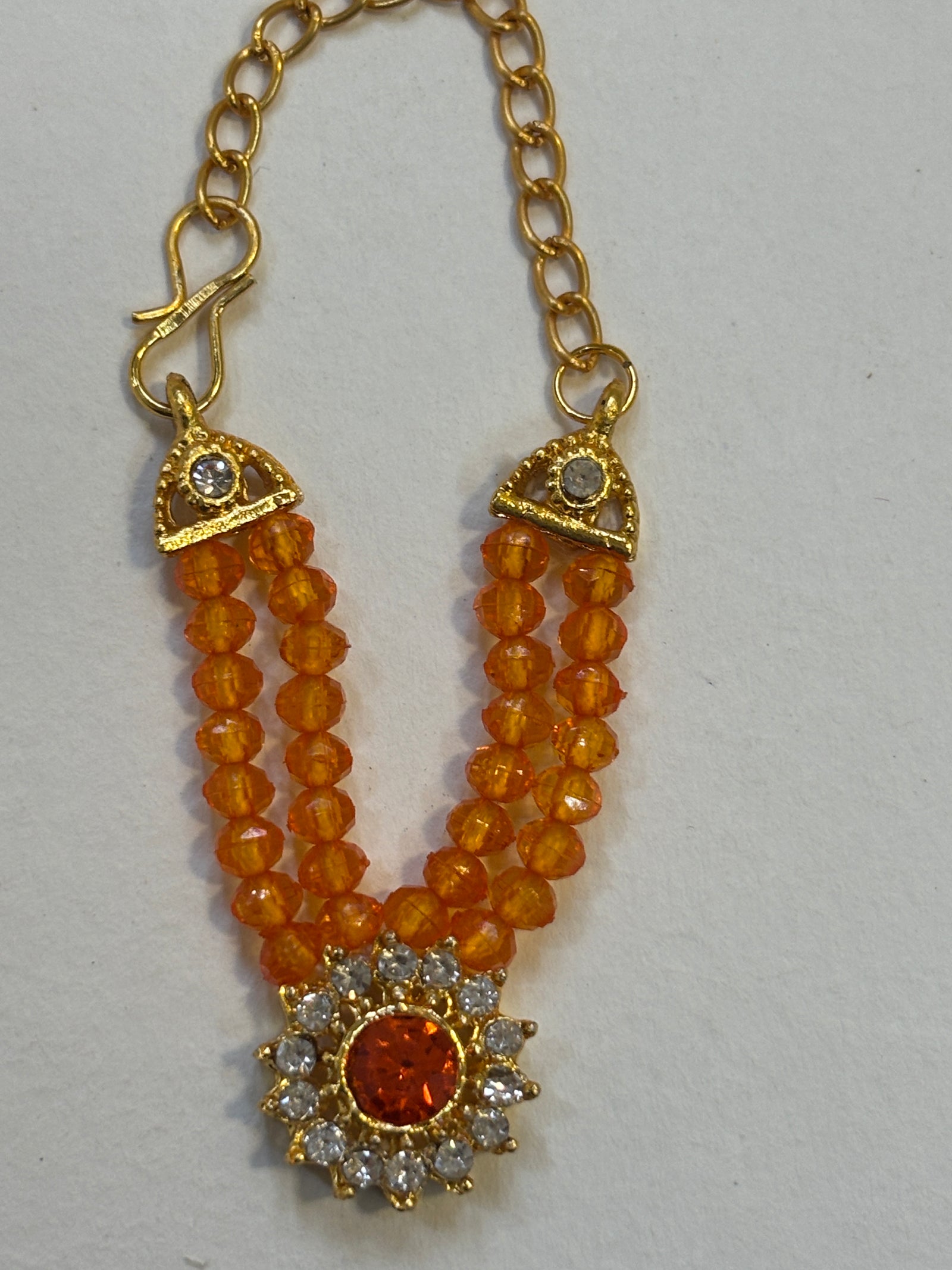 Kri-Radhey Gold designer floral mala