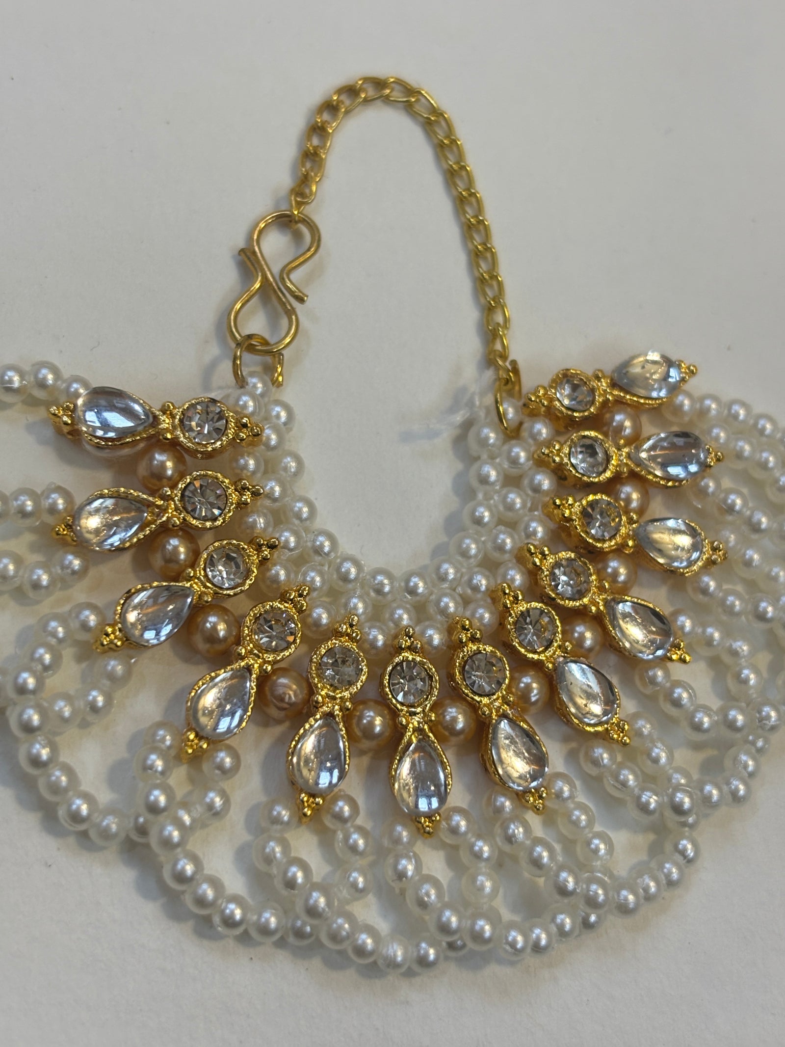 Kri-Radhey Traditional kundan pearl mala
