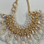 Kri-Radhey Traditional kundan pearl mala