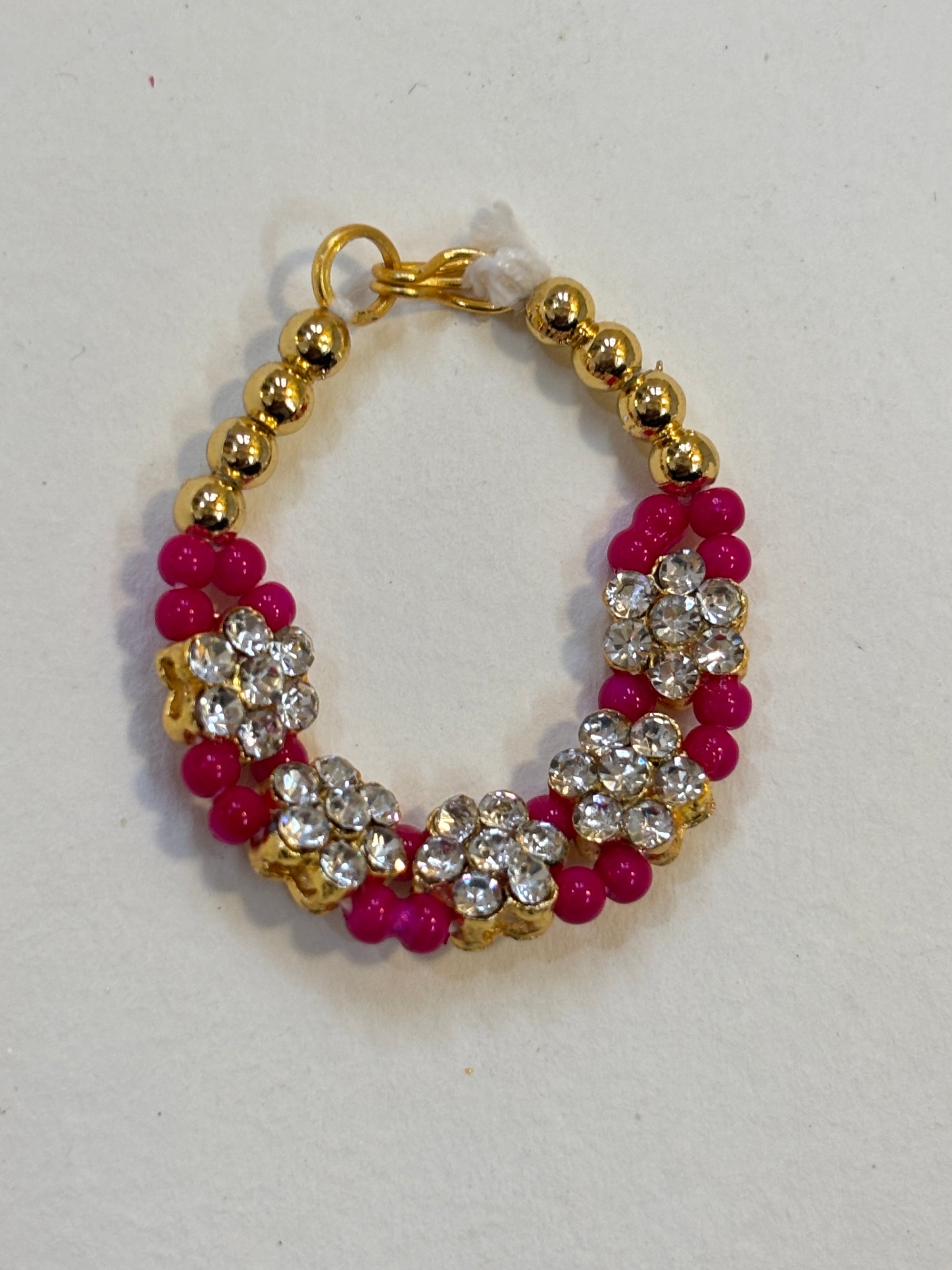 Kri-Radhey Floral ruby bliss diety mala