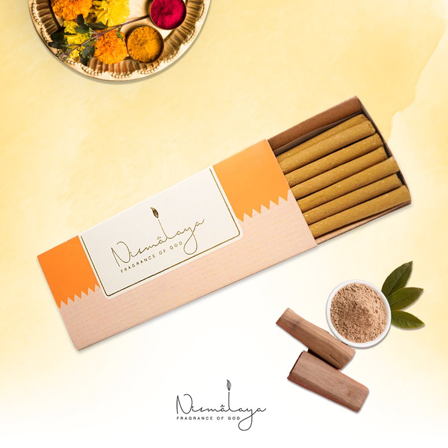 Mysore Sandalwood Dhoop Sticks (Bamboo less)