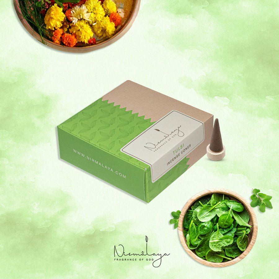 Tulsi Incense Cones